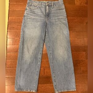 Madewell High Waist Wide Leg Jeans